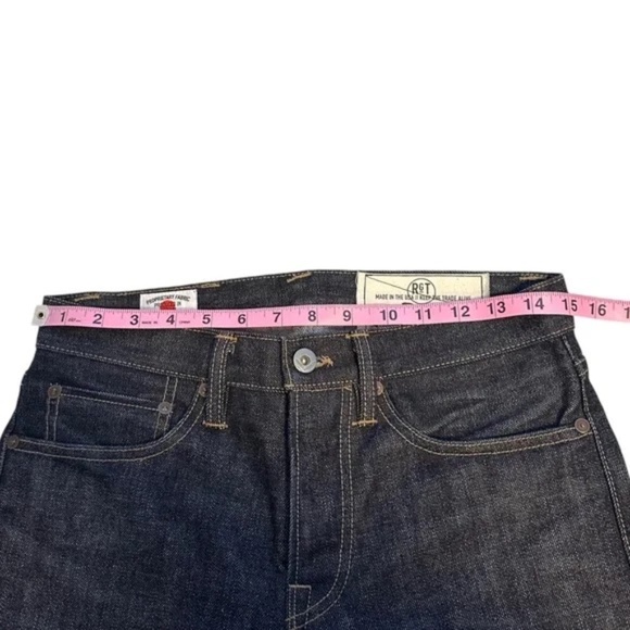 Rogue Territory | Stanton Slim Straight Indigo Selvedge Denim Jeans Size 28 - Picture 5 of 10